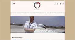 Desktop Screenshot of kardiohirurgija.rs